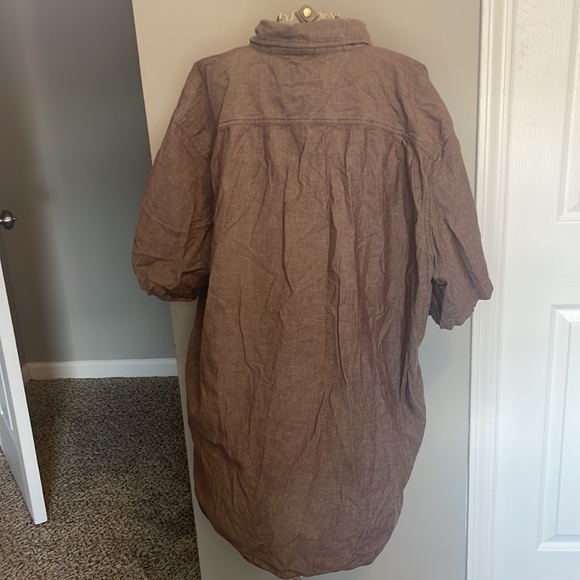 2XL Cargartt button up shirt. Sandy brown color. - Picture 5 of 5
